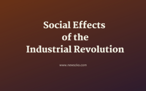 Social effects of the industrial revolution