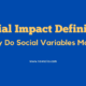 Social Impact Definition: Why Do Social Variables Matter?